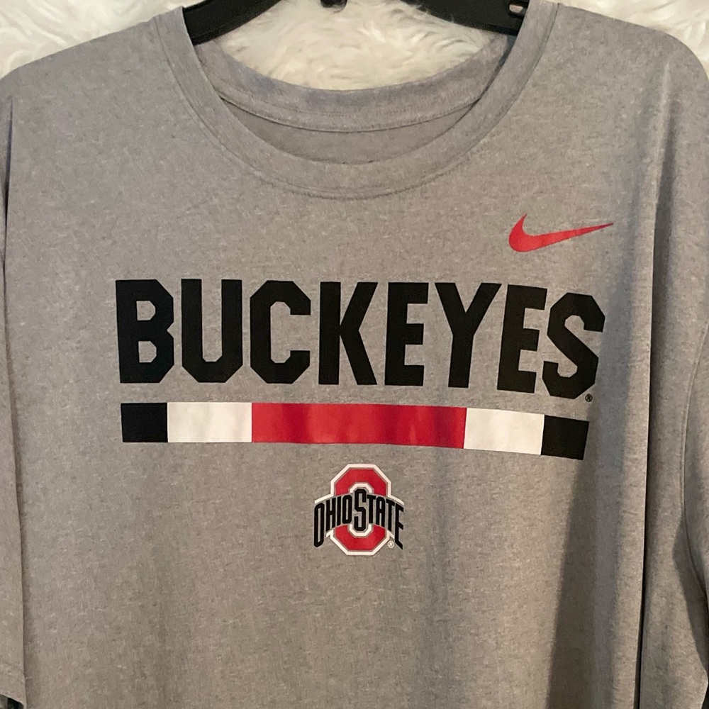 Ohio State Buckeyes Nike Dri-Fit Men’s Legend Short Sleeve T-Shirt. Size 3XLT - Picture 3 of 6